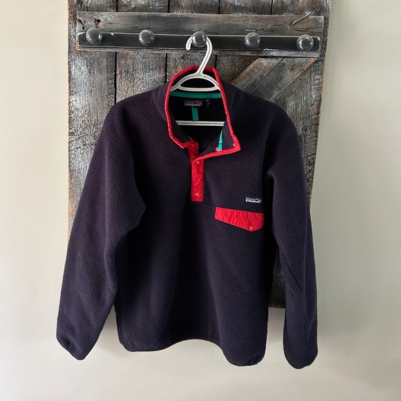 Men's Vintage Patagonia Made in USA Fleece Pullover - Picture 1 of 3